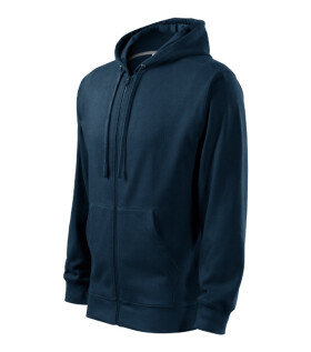 Trendy Zipper mikina pánská námořní modrá 3XL