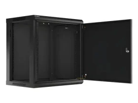 Lanberg WF01-6412-00B černá / Nástěnný rozvaděč / 19" / 12U / 600×450 mm / kovové dveře (WF01-6412-00B)