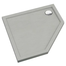 Vanička pětiúhelníkový Caspar New Cement Stone 90x90x5 - 3.2398/CT/ST