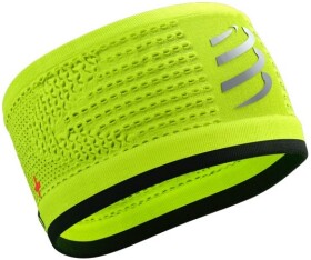Compressport Thin On/Off Sportovní funkční světle modrá - Běžecká čelenka Compressport Headband On/Off - Flash Fluo Yellow/Black