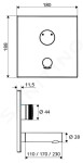 SCHELL - Linus Umyvadlová baterie pod omítku W-SC-M, chrom 018360699