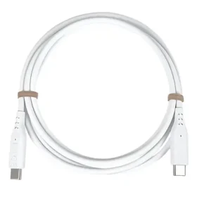 Rozbaleno - PremiumCord silikonový kabel USB-C bílý / Nabíjecí kabel / 60W / 1,5 m / 480 Mbps / rozbaleno (ku31sa15w.rozbaleno)