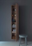 DURAVIT - DuraStyle Skříňka vysoká 180x40x24 cm, pravá, lesklá bílá DS1228R2222