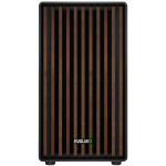 EVOLVEO Panthera, skříň mATX, 3x ARGB ventilátor 120mm, dřevěný přední panel + skleněná bočnice