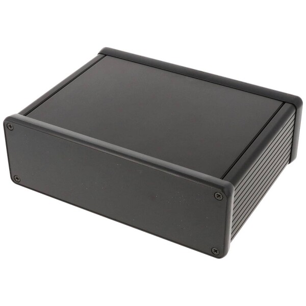 Hammond Electronics 1455T1202BK univerzální pouzdro 120 x 165 x 52 hliník extrudovaný černá 1 ks