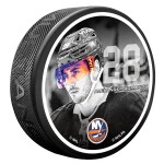 Mustang Puk New York Islanders NHL #28 Romanov Neon Visor