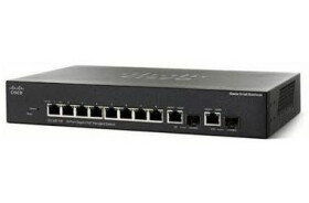 Cisco Small Business SG350-10P / 8 x 10/100/1000 (PoE+) + 2 x kombinace Gigabit SFP (SG350-10P-K9-EU)