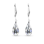 Royal Fashion stříbrné pozlacené náušnice Swarovski DES0241-WG