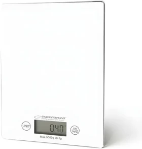 Esperanza Lemon EKS002W bílá / Kuchyňská váha (EKS002W - 5901299914168)