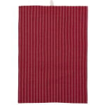 IB LAURSEN Utěrka Kaja Red Stripes, červená barva, textil