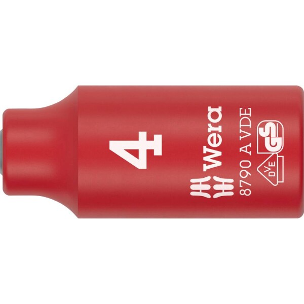 Wera 8790 A VDE 05005930001 vnější šestihran vložka pro nástrčný klíč 4 mm