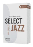 D'Addario ORRS10ASX3M Organic Select Jazz Unfiled Alto Saxophone Reeds 3 Medium - 10 Pack