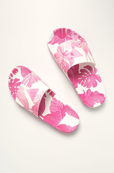 Plážové pantofle Guess růžovo/bílá 37