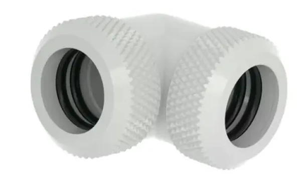 Barrow Spojka pro 12mm pevnou trubici - 90° koleno bílá (TWT90KNS-K12 w)