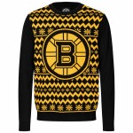 Forever Collectibles Pánská mikina Boston Bruins NHL Big Logo Ugly Christmas Sweater Velikost: M