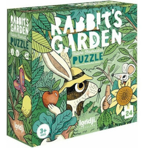 LONDJI Puzzle Králíčkova zahrádka - 24 pcs