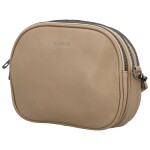 Trendy koženková crossbody kabelka Jennifer, béžová