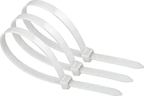 ZOY stahovací páska bílá 300 x 3,6 mm / Stahovací pásky na kabely / 100 ks (ZOZ3W)
