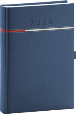 Denní diář Tomy 2026, modro-červený