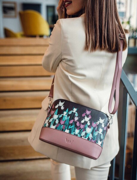 Dámská koženková crossbody VUCH Iris handbag, růžová