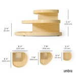 Úložný box na šperky Umbra Cove - přírodní