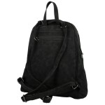 Trendy dámský koženkový kabelko-batoh Ticiana, černý