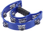 Cega Double Row Tambourine Blue