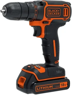 BlackDecker BDCDC18-QW / Aku vrtačka / 18V / 1x 1,5 Ah / 10mm sklíčidlo / 650 ot-min / 30 Nm (BDCDC18-QW)