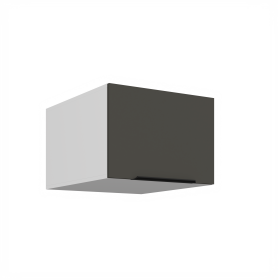 Horní skříňka Aria 50 NAGU-36 1F Barva korpusu: Bílá, Barva dvířek: GR - Graphite AFM