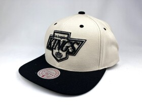 Mitchell & Ness Pánská kšiltovka Los Angeles Kings NHL Evergreen Cream Black Snapback Vntg