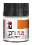 Barva na textil Marabu Textil Plus 50 ml - bílá 070