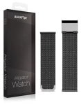 Aligator Náhradní kovový řemínek pro Watch Life 20mm / černý (20AW0014)
