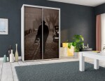 FRONTI Šatní skříň PENELOPA 155 Mafie 6888