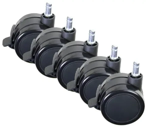 AROZZI Wheel Pack PU Lockable XL / Náhradní kolečka pro herní židle / zamykatelná / PU (AZ-WHEEL-PACK-PU-LK-XL)