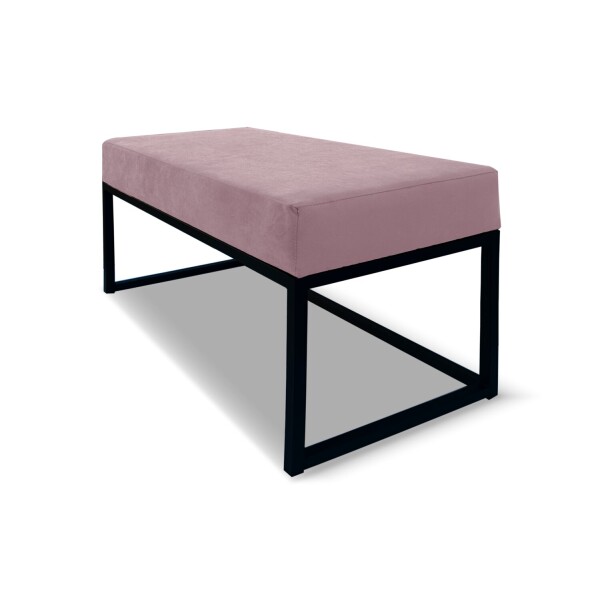 FRONTI Lavička EMLI 80x38 v loftovém stylu - růžová - ITAKA 38