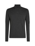 ICEBREAKER Mens 200 MFine Ace LS Half Zip Mock Neck, Jet Hthr-011 (vzorek) velikost: M