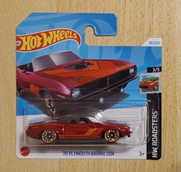 Hot Wheels '70 Plymouth Barracuda (3rd Color), HTC95