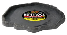 Zoomed Repti Rock Miska na krmení XL / Miska / Imitace kamene / Recyklovaný plast / 2,5 x 24 x 33 cm (323697)