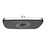 Mereo Termostatická vanová baterie talířovou hranatou sprchou, černá CB60101TSG