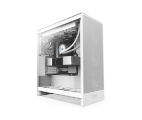 NZXT skříň H7 Flow edition / ATX / 3x 120 mm fan / USB-C / 2x USB / prosklená bočnice / mesh panel / bílá EDF_558024