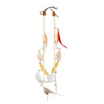 Ptakoviny.cz Indiánský náhrdelník s peříčky a tesáky