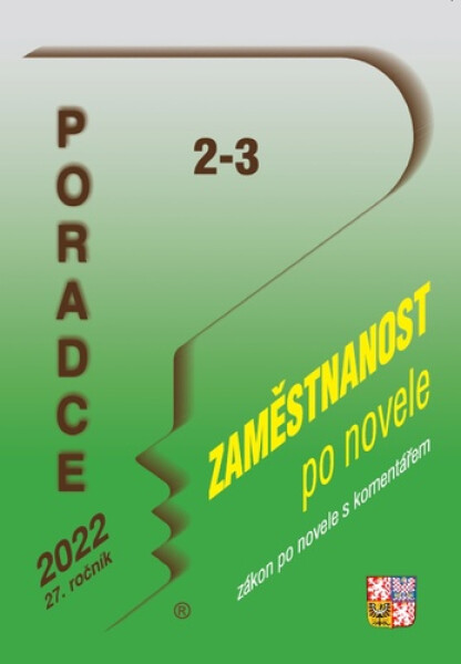Poradce 2-3/2022 Zákon o zaměstnanosti s komentářem - Ladislav Jouza