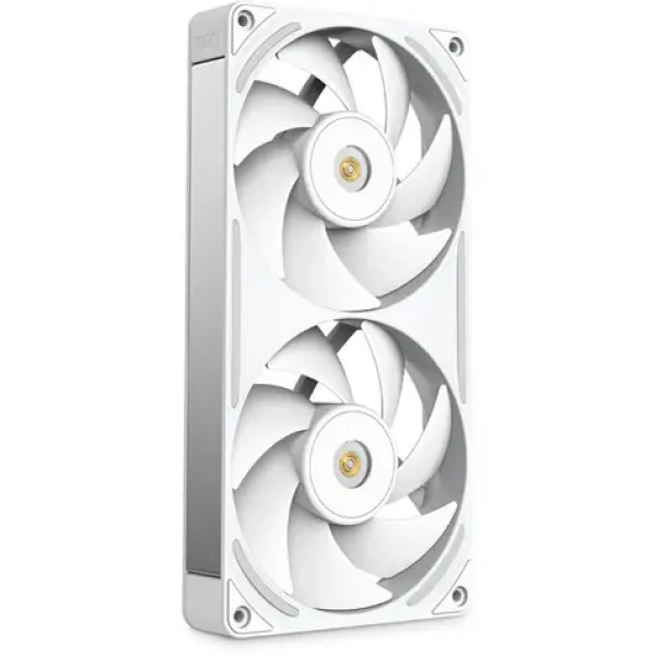 NZXT F240X RGB bílá / Ventilátor / 2x 120mm / Fluid Dynamic Bearing / 41 dB @ 2300 RPM / 75.5 CFM (RF-U24PN-W1)