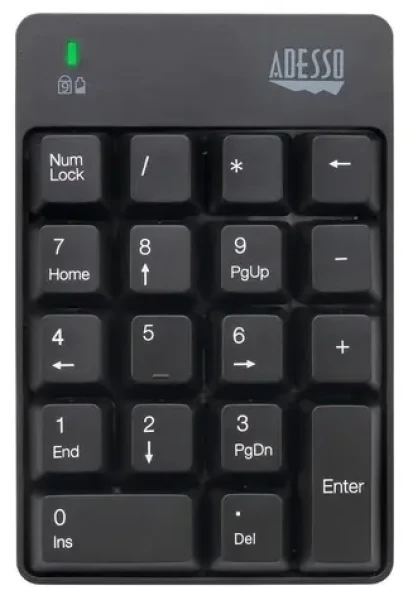 Adesso WKB-6010UB / bezdrátová numerická klávesnice / USB 2.4GHz (WKB-6010UB)