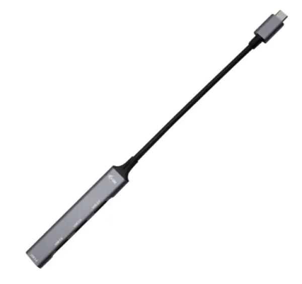 I-tec USB 3.0 Metal HUB 4 Port / Pasivní USB hub / USB-C / 1x USB 3.0 / 3x USB 2.0 (C31HUBMETALMINI4)