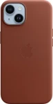 Apple Leather Case s MagSafe pro iPhone 14 - cihlově hnědý MPP73ZM/A
