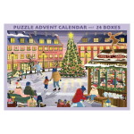 ViSSEVASSE Adventní kalendář Puzzle Skate & Coffee – 24 boxů, multi barva, papír