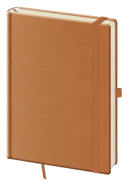 Zápisník Print Plus Natural brown - tečkovaný L