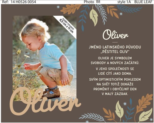 54_Fotorámeček se jménem_Oliver - Albi