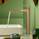 HANSGROHE - Metropol Umyvadlová baterie s výpustí Push-Open, kartáčovaný bronz 32512140